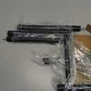 Toilet Paper Holder Stand, Bathroom Toilet Paper Roll Holder Stand with Reserve, Standing Toilet Paper Holder with Storage (Black)