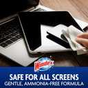 3 x Windex Electronic Cleaning Wipes, Pre-Moistened Screen Wipes for TVs, Phones, and Other Electronics, Resealable for a Freshness Lock, 25 Count (Pack of 3)