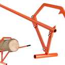 51" Timberjack Log Lifter, Adjustable Log Roller Cant Hook Orange | Heavy Duty Adjustable Log Roller Cant Hook, Logging Tools for Rolling and Raising Up The Logs