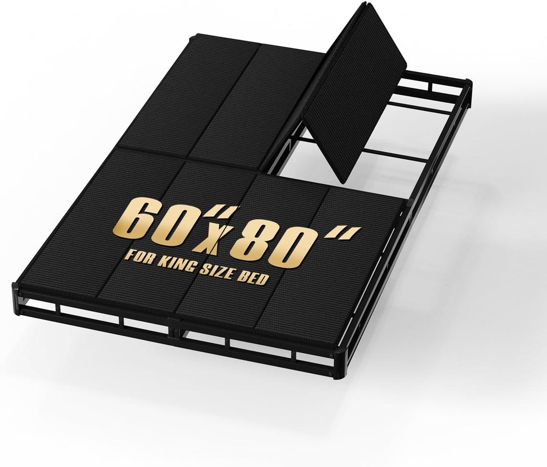 Moisture Resistant Bunkieboards,Queen Size 80x60'' Low Profile Bed Support,Large Double Bed 10mm Bunkie Board,