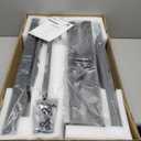 Mobile TV Stand with Power Outlet, Tilting & Swivel Rolling TV Cart for 32-75 Inch TVs, Height Adjustable Portable TV Stand with Shelf, Portrait/Landscape, 88 lbs Capacity, Max VESA 600x400mm