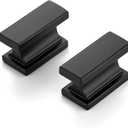 Ravinte Hardware 5 Pack Single Hole Matte Black Cabinet Pulls, Heavy Duty Kitchen Drawer & Cupboard Handles, Solid Cabinet Hardware