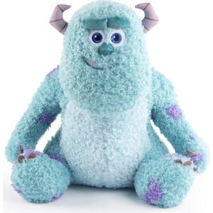 Jay Franco Disney Plush Pillow Buddy - Soft Plushie Stuffed Pillow, 12 Inches, Blue - Sully