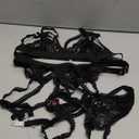 RSLOVE Women Lingerie Sets with Garter Belt 3 Piece Lace Teddy Babydoll Bodysuit, Medium