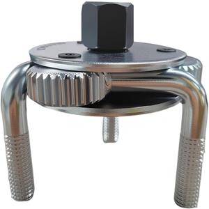 Universal Adjustable Oil Filter Wrench from 2.7" to 5.4", 3 Jaws Oil Filter Removal Tool, Heavy Duty Car Filters Wrench Set Set for Cars, Trucks, Tractor