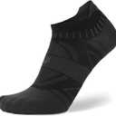 Balega unisex Hidden Dry Moisture Wicking Performance No Show Athletic Running Socks (1 Pair) (Medium, Black)
