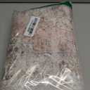 Uphome Boho Bathroom Rugs, Distressed Farmhouse Blush Pink Bath Mat, Comfy Velvet Small Bath Rugs Non Slip Washable, Vintage Oriental Toilet Rug for Sink Shower Vanity, 18x26 inch