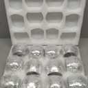 Jinei 24 Pcs Disco Vases Bulk Silver Mirror Disco Ball Flower Glass Ball Planter Candle Holder Glass Vase for Wedding Table Centerpieces Bedroom Office Birthday Decoration (3" X 4")