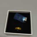 Smart Ring for Men Women Ultra Thin Fitness Ring Heart Rate Monitor Sleep Ring Health Tracker Pedometer Step Counter Smart Rings for Android & iOS, Size: 10