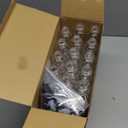 Irenare 50 Pcs 4 oz Plastic Squeeze Bottles Bulk Hair Oil Applicator Bottles Boston Empty Squeeze Condiment Bottle with Twist Top Cap Leak Proof for Liquids Oils Art Crafts Household Kitchen (Clear) (White)