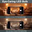 BR30 LED Bulb, Dimmable Flood Lights Indoor CRI80 8.5W Equivalent 65W 2700K Soft White 700 Lumens, 25000 Lifetime Hours Recessed Light Bulbs, E26 Base LED Can Light Bulbs, 12 Pack