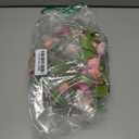 8 PCS Valentine Candle Rings Wreaths 9" Rose Tulips Flowers Candle Holder Rings Valentines Wreaths for Front Door for Window Front Door Flowers Wedding Anniversary Party Decoration