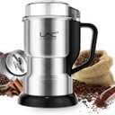 Electric Coffee Grinder & Spice Grinder, 150W Fast Grinding with Stainless Steel Blades | for Coffee Beans, Spices, Seeds, Herbs | Dry Food Mill | Mini Kitchen Grinder (With handle)