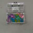 MGparty 24pcs Diving Gem Pool Toys Colorful Diamonds Set with Pirate Treasure Chest Summer Toy Underwater Swimming Toys for Boys and Girls Pool Games Water Toys