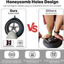 HAONAIMO 10 Inches x 2.5 Solid E Scooter Tires - Replacement Wheels 60/70-6.5 for Ninebot Max G30/G30D/G30E/G30LP - Electric Scooter Rubber Tires - RED
