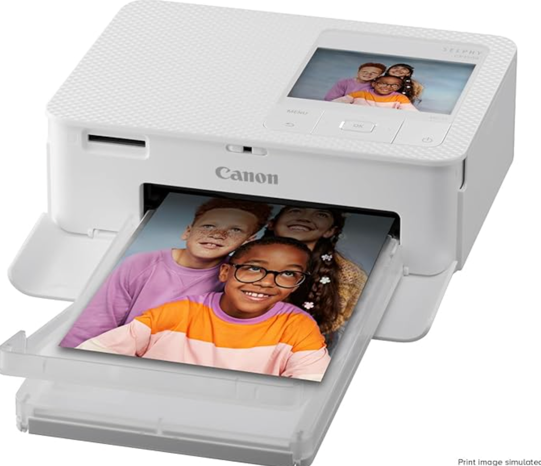 Canon Selphy CP1500 Wireless Compact Photo Printer (White)