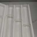 Shihanee Pillar Candles Glass Vases Set,Ivory,3'' X 5.9", 7.9", 9.8"