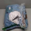 Hiturbo Warm Waterproof Swim Parka: Oversized Hooded Changing Robe - Sherpa Liner Swimming Coat - Recycled Fabric Surf Poncho (Blue), Size 110*80