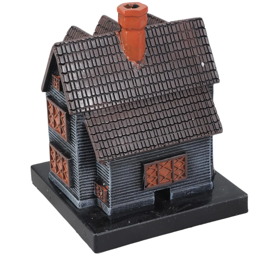 Halloween Witches House Incenses Burners Holder, Aromatic Resins Craft Diffuser for Festives Home Decoration
