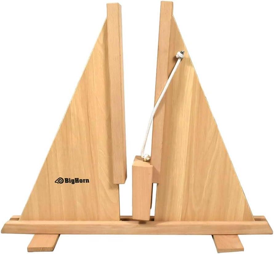 Big Horn 70150 Self-Adjusting Door Holder, All Wood - for Doors as Thin as 1 Inch Or as Thick as 2-1/4 Inch