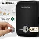 GorillaLine - Retractable Clothesline Indoor Outdoor Clothes Line - Heavy Duty Clothes Drying Laundry Line - Wall Mounted Drying Rack - Air Dry Clothing