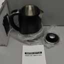 Electric Kettle, 1.7L/1500W, Stainless Steel, Digital Touch Panel, Keep Warm Function, Auto Shutoff, BPA-Free, Hot Water Kettle for Coffee & Tea, No Plastic Contact with Water (Black)