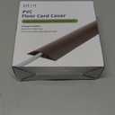 4FT Cord Cover Floor, Beige Cord Hider Floor, Extension Cable Cover Power Cord Protector Floor, Cable Management Hide Cords on Floor- Soft PVC Wire Covers - Cord Cavity: 0.47" (W) x 0.24" (H)