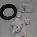 34100 RV Toilet Water Assembly Valves Kit with Hose Clamp Compatible with Thetford Aqua-Magic Style Lite & Style Lite Plus RV Camper Toilets Parts Toilet Water Valve Kit