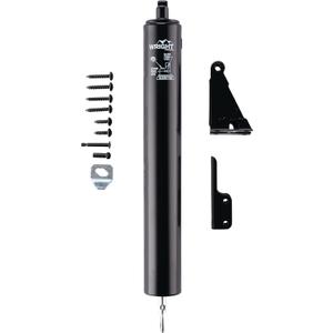 Wright Products Heavy-Duty Pneumatic Storm Door Closer  Durable, Adjustable, Quiet-Closing with Hold-Open Feature (Transitional, Black) (One Size)