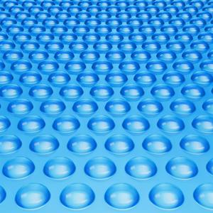 VEVOR Solar Pool Cover, 24 x 12 ft Rectangle Solar Cover 16 mil for Pools, Inground Above Ground Swimming Pool Solar Blanket with Bubble, Heat Retaining Solar Covers Blue