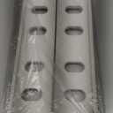 Adjustable Mobile CPU Stand, Ventilated Computer Tower Stand with 4 Caster Wheels Fits Most PC Tower, Under Desk CPU Holder PC Floor Cart Computer Riser for Gamers and Students (Large White)