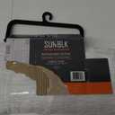 SUN BLK TOTAL BLACKOUT

Rod Pocket Back Tab Panel

1 panel

Noise Reduction & Thermal Insulation

Contains 1 panel

52 in x 63 in (132 cm x 160 cm)