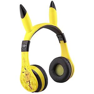 eKids Pokemon Kids Bluetooth Headphones, Wireless with Microphone, Includes Aux Cord, Volume Reduced, Foldable, Yellow eKids Pokemon Kids Bluetooth Headphones, Wireless with Microphone, Includes Aux Cord, Volume Reduced, Foldable, Yellow