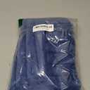 Pallene Faux Fur Plush Throw Pillow Covers 18x18 Set of 2, Luxury Soft Fluffy Striped Decorative Pillow Covers for Sofa, Couch, Living Room, Navy Blue