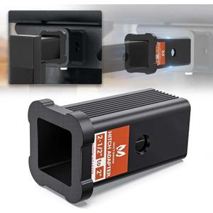 MICTUNING 2-1/2 Inch Class V to 2 Inch Class III and IV Trailer Hitch Receiver Adapter Reducer 2.5 Inches to 2 Inches Sleeve Convertor