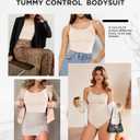 Womens Tummy Control Shapewear Seamless Full Bodysuit with Adjustable Straps Butt Lifting with Hook, Size: L/XL