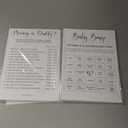 Funny Baby Shower Games Gender Neutral - Baby Shower Bingo Game For Girl, Baby Bingo For Baby Shower Boy Decorations, Baby Word Scramble Guess Who Mommy Or Daddy, Fun Baby Trivia Cards