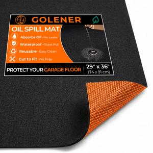 Heavy Duty Oil Spill Mat, Oil Mat, Garage Floor Mats for Under Car, 72"x96"