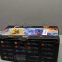 Nicpro 18 Colors Acrylic Glass Paint Set (8.45 oz, 250 ml) Large Bulk Enamel & Ceramic Painting Supplies Kit for Wine Bottle Glass Jars Windows with Sponge & Art Knife, Opaque Gloss Finish