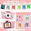 Kids Camera, Toddler Camera for Age 3-8, 48MP Dual Lens Selfie Camera for Kids, 1080P HD Video Recording Digital Camera, Christmas Birthday Gifts for Boys Girls