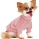 LOPHIPETS Small Dog Sweatshirt - Lightweight Cold Weather Coat - Fits 10-14 lbs - Shih Tzus, Mini Poodles, Bichons - Pink, Size: X-Large
