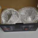 Bodum 15oz Bistro Double Wall Insulated Mug, High-Heat Borosilicate Glass, Set of 2, Clear