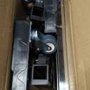 Nefish Furniture Dolly Adjustable Mini Fridge Stand with Wheels Washing Machine Stand Mobile Roller with 4 Locking Swivel Wheel Universal Mobile Base Moving Cart for Dryer Refrigerator (Black)