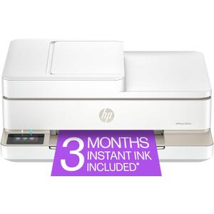 HP Envy 6555e Wireless All-in-One Color Inkjet Printer, Print, scan, Copy, Duplex Printing Best-for-Home, 3 month Instant Ink trial included (714N5A)
