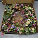 Sggvecsy 20 Inch Easter Wreath Spring Wreath Artificial Flower with Colorful Eggs Daisies Berries Eucalyptus Leaves for Front Door Easter Summer Farmhouse Holiday Wall Home Window Decor