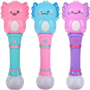 Rhode Island Novelty 12" Light-Up Axolotl Bubble Wand