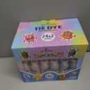 24 Colors Tie Dye Kit, Tie Dye Set for Kids, Pre-Filled Bottles, Non Toxic Permanent Fabric Dye Art Set, Easy DIY Fabric Art - Create Fun (24 Colors)