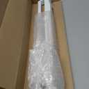 BaiNong pull out closet rod pull out pants rack for closet white 17-3/8 inch pull out rack clothes pull out valet rods for closets telescopic trouser rack shallow cabinet organize pants clothes