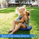 2 Pcs Stadium Seat Cushions Water-Repellent Bleacher Seat Cushions Indoor & Outdoor Seat Cushion for Bleachers Portable Stadium Cushion for Sports Events, Office Chairs, Beaches (Blue)