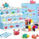 Air Dry Clay Kit for Kids -12 Marine Animals Theme Colored Clay Sculpting kit, Ultra Light DIY Model Magic Clay with Sculpting Tools and Tutorials, Soft & Non-Sticky, Arts and Crafts Gift for Kids